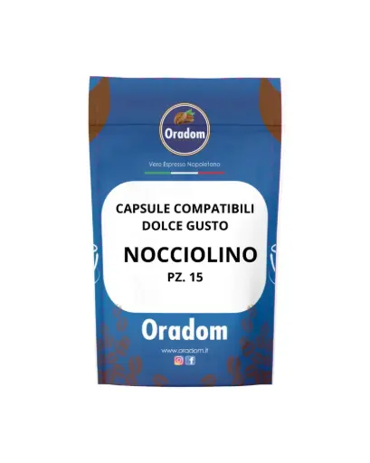 Nocciolino - 15 capsules compatibles avec Dolce Gusto