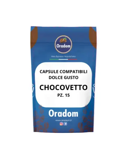 CHOCOVETTO - 15 capsules compatibles avec Dolce Gusto