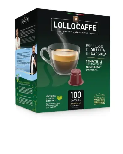 Lollo classico 100 dosettes NESPRESSO
